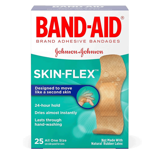 Band-Aid Brand Skin-Flex Adhesive Bandages – 25 Count (All One Size)