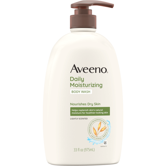 Aveeno Daily Moisturizing Lightly Scented  Body Wash  12 Fl Oz