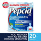 Pepcid AC Maximum Strength Heartburn Icy Cool Mint Tablets