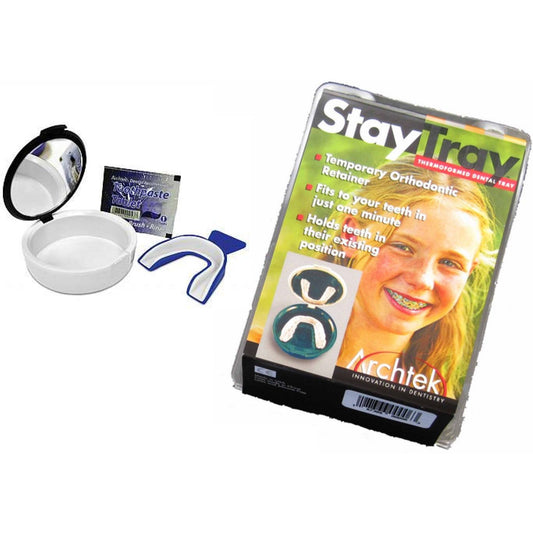 Archtek Denture Thermoformed Dental Stay Tray With Case