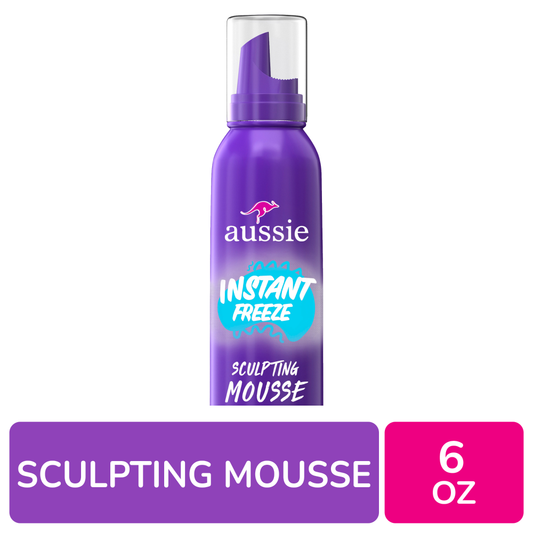 Aussie Instant Freeze Sculpting Mousse  6 Oz