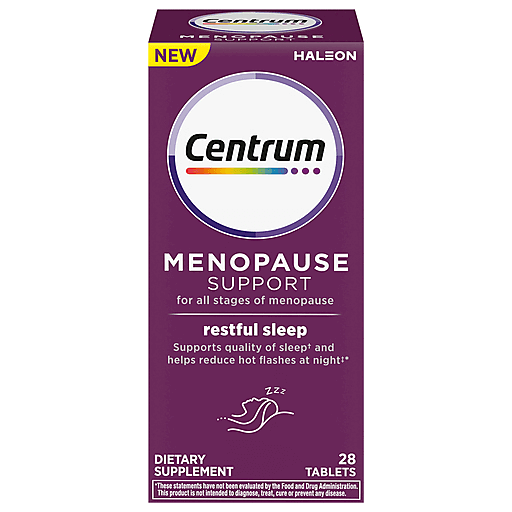 Centrum Menopause Support Restful Sleep Tablets 28 Ct