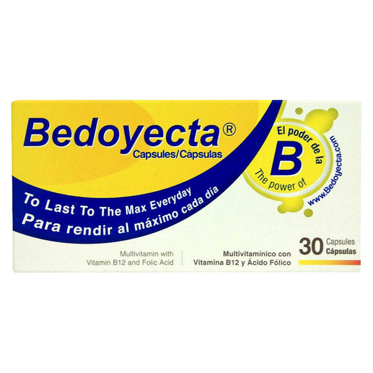 Bedoyecta GC Multivitamin – B-Complex with Vitamin C and Minerals – 30 ct Softgels