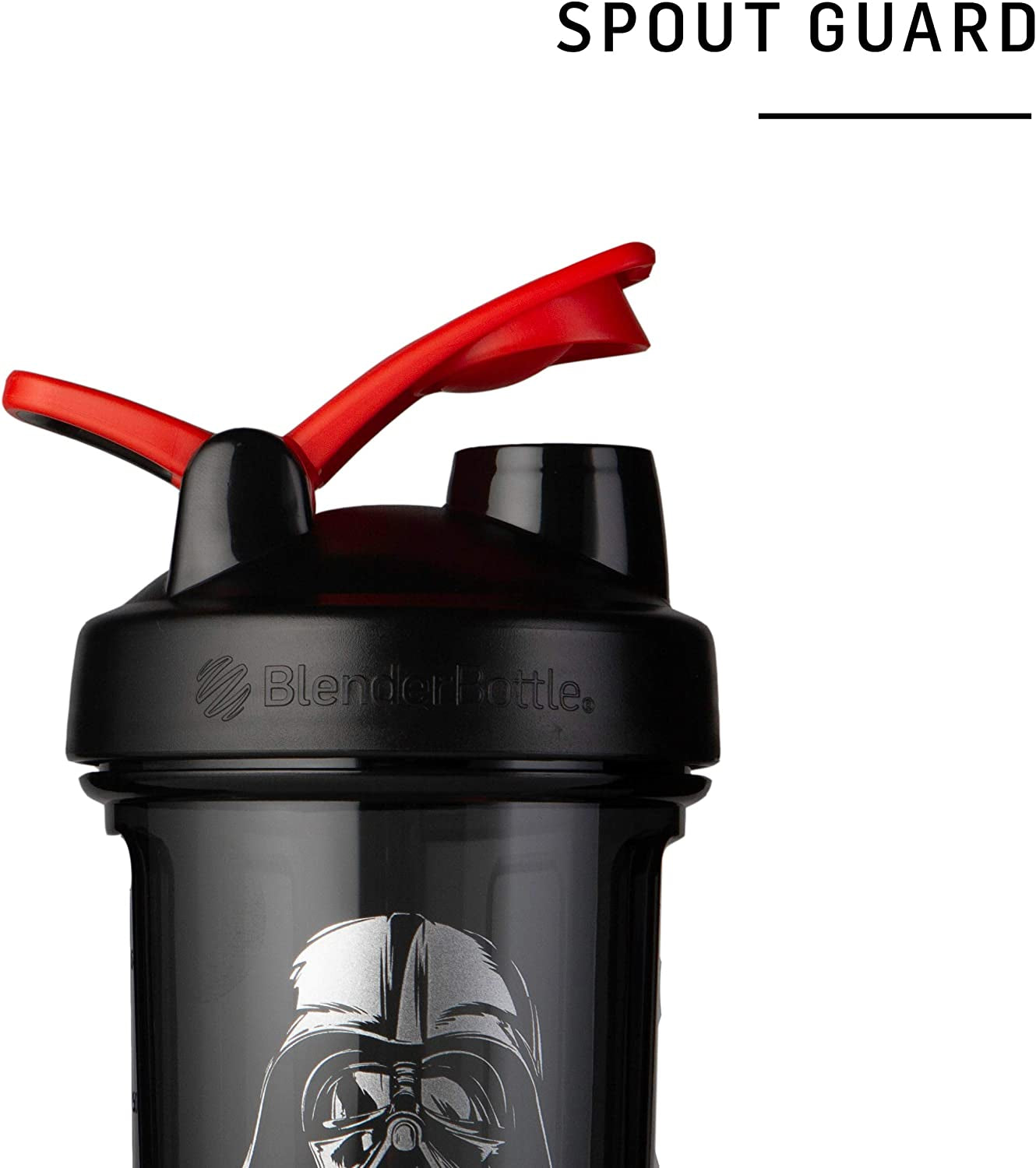 Star Wars Darth Vader Helmet Shaker Bottle - 28-Ounce Pro Series for Protein Shakes & Pre Workout