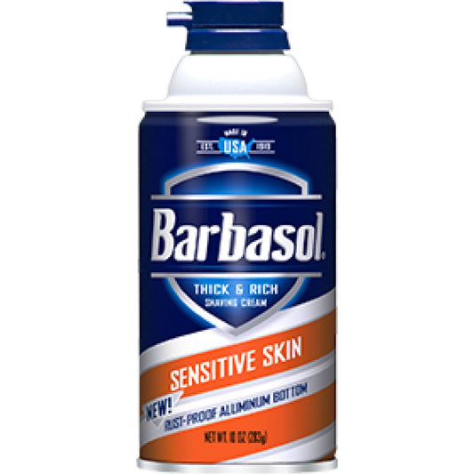 Barbasol Sensitive Skin Thick & Rich Shaving Cream 10 Oz
