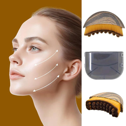 New Lymphatic Contour Face Brush, Dry Brushing Face Brush, Lymphatic Drainage Massager for Face, Chin & Jawline Sculpting, Ergonomically Designed to Fit the Skin Precisely and Relieve Fatigue