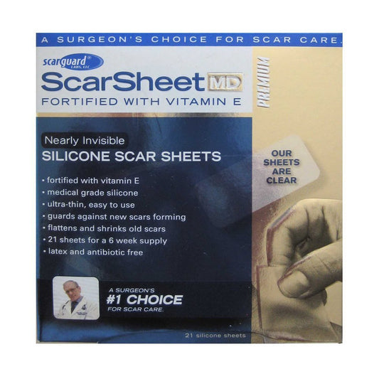 Scarguard  Md Silicone  Scarsheet 21Ct
