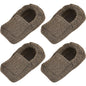 Nova 4 Pcs Heavy Duty Walker Ski Glide Covers Replacement For Indoor Outdoor