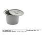 Nova Commode Replacement Bucket With Lid