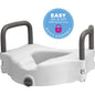 Nova 5" Raised Toilet Seat With Detachable Arms - White