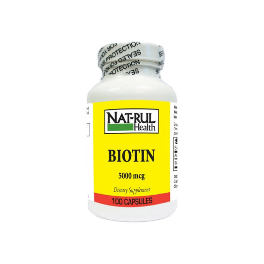 Natrul Health Biotin 5000 Mcg Capsules