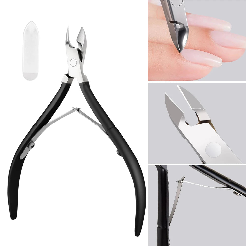 Professional Nail Cutter Nipper Scissors Stainless Steel Dead Skin Remover Pedicure Eagle Beak Pliers