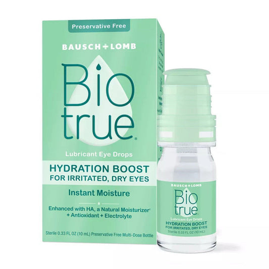 Biotrue Hydration Boost Lubricant Dry Eye Drops - 0.33 Oz