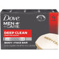 Dove Men+Care Body and Face Bar - Deep Clean - 4 x 4.25 oz