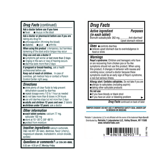 Bismuth Subsal Cw  262mg, 30