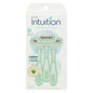 Schick Intuition Sensitive Care 4 Blades Disposable Razors 3 Ea
