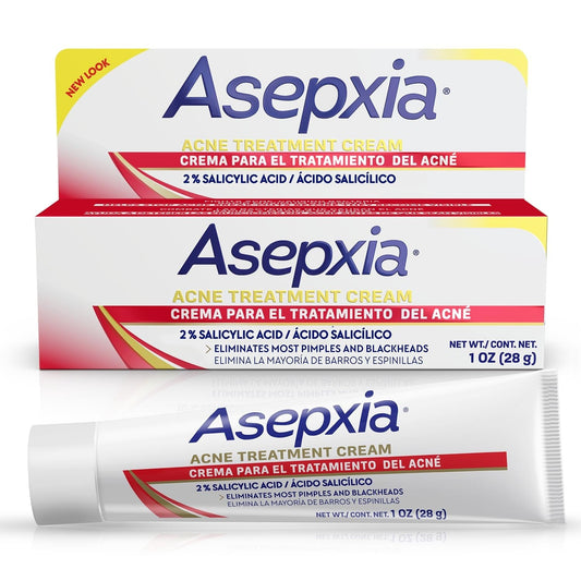 Asepxia® Acne Spot Treatment Cream – 10% Benzoyl Peroxide (Pimples & Blackheads)