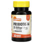 Sundance Vitamins Probiotic-14 Vegetarian, 30 Caps