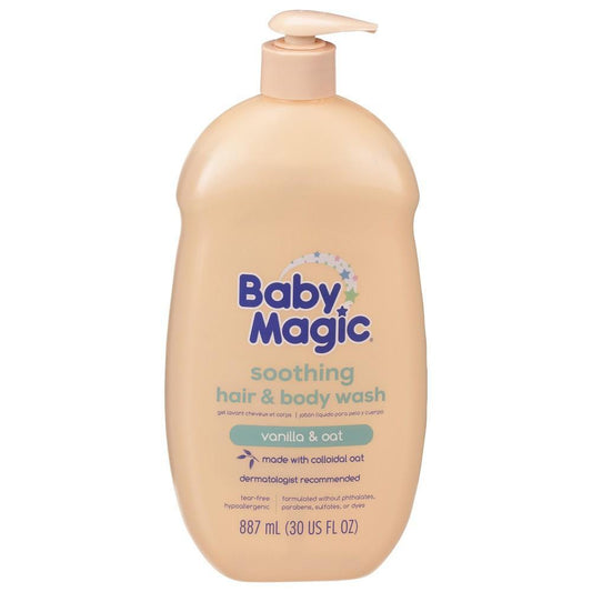 Baby Magic Soothing Vanilla & Oat Hair & Body Wash 30 Fl Oz