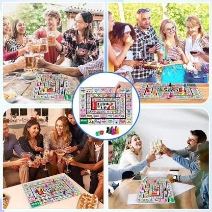 Drinking Board Games for Adults, Rubber Mat Drinking Board Game, Funny Party Int
