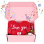 Heart Interactive Music Fluffy Plush Toy, 2026 Valentine's Day Gift, I Love You Recording Function in Multiple Languages, Romantic Anniversary & Cute Decor for Couples, Women, Mothers, Wives, Girlfriends, Grandmothers, Best Friends, Hex Puppet Plush