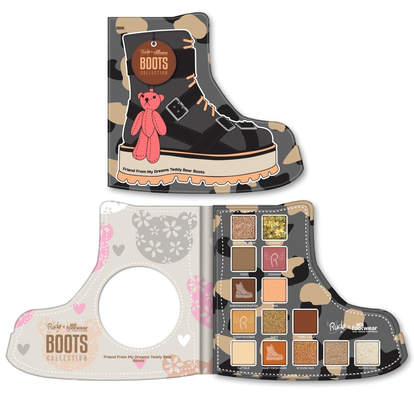 RUDE X KOI FOOTWEAR Boots Collection - Friend From My Dreams Teddy Bear Boots -  Friend From My Dreams Teddy Bear Boots
