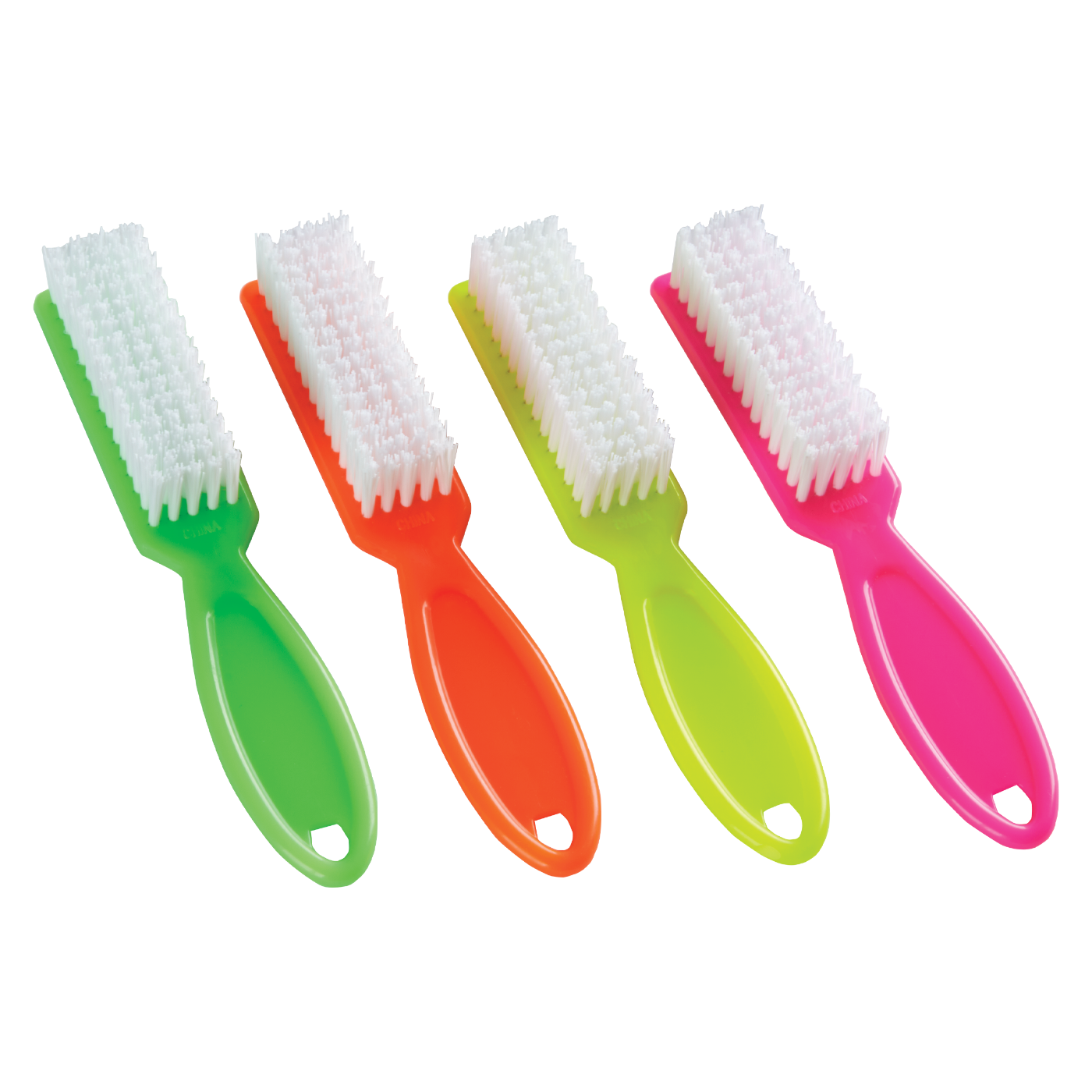 *Neon Nail Brushes - 24 Pack