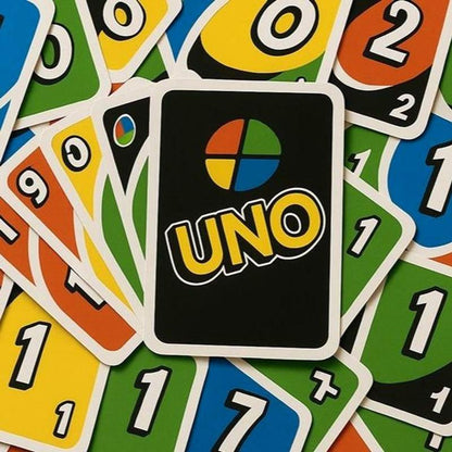 UNO Show ‘Em No Mercy plus Card Game in Storage & Travel Tin for Kids, Adults & Family Night with Extra Cards, Special Rules & Tougher Penalties