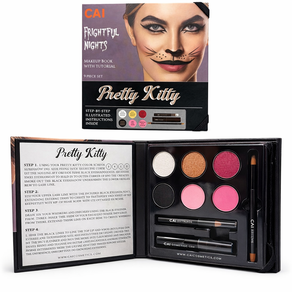 Frightful Nights Makeup Book - 9 Piece set