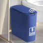 TIPGO 5 Gallon Motion Senor Bathroom Trash Can with Lid, Automatic Garbage Can Touchless, Smart Plastic Waste Basket for Narrow Spaces, Bathroom, Office, Bedroom, Living Room (Black)