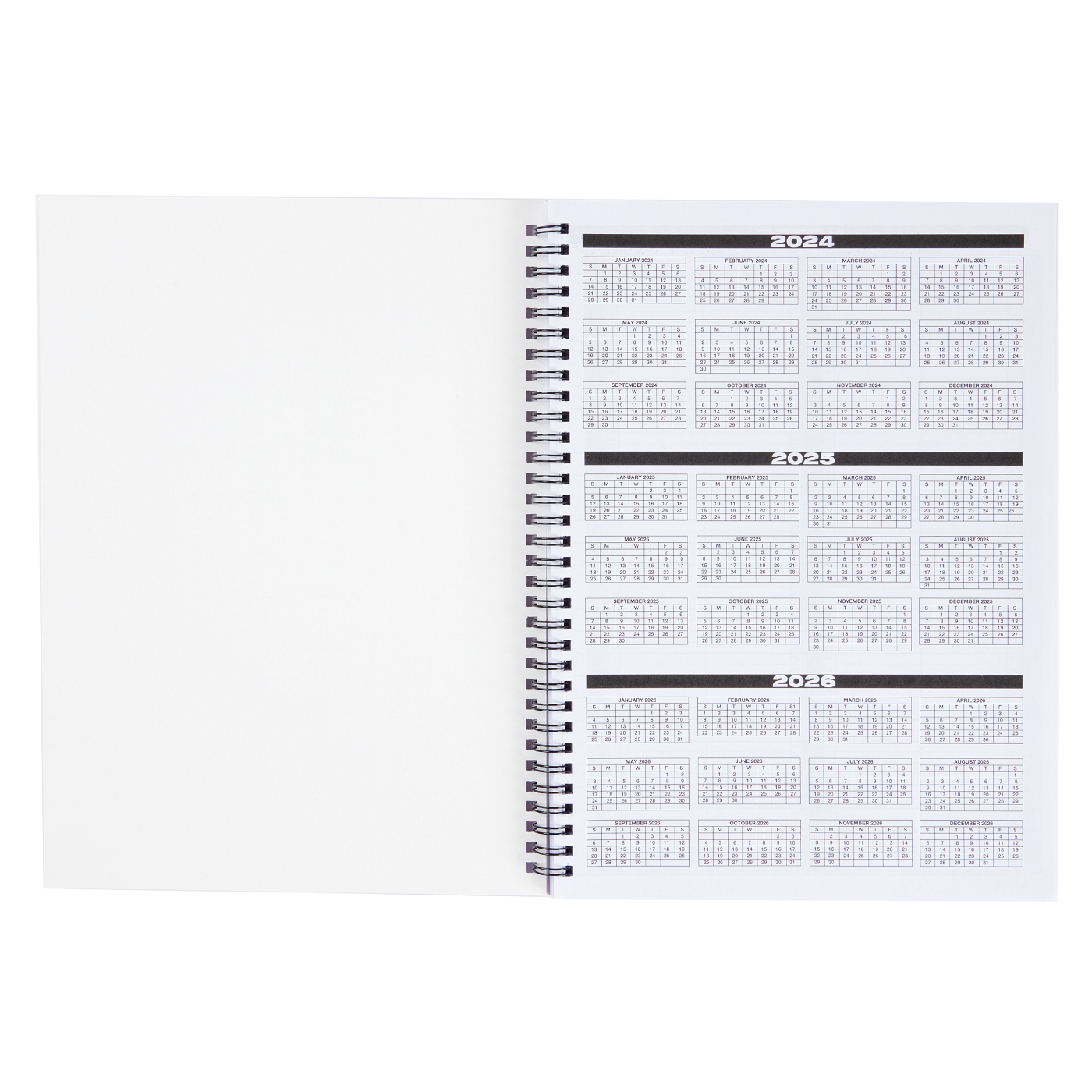 4 Column Appointment Book