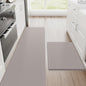 Kitchen Mats, 2PCS Kitchen Rugs, Cushioned anti Fatigue Kitchen Mats for Floor, Non-Slip Standing Desk Mat, Waterproof Kitchen Rug Set for Kitchen,20" X 32"+20" X 94.5"-Full 1Inch Thick,Black