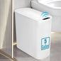 TIPGO 5 Gallon Motion Senor Bathroom Trash Can with Lid, Automatic Garbage Can Touchless, Smart Plastic Waste Basket for Narrow Spaces, Bathroom, Office, Bedroom, Living Room (Black)