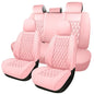Leather Car Seat Covers,Universal Fit for Most Cars,Suvs and Sedans,Waterproof Luxury Leatherette Cushions, 5 Seats Protectors