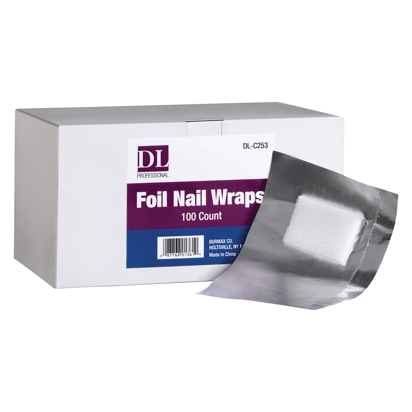 Foil Nail Wraps - 100pc  Box