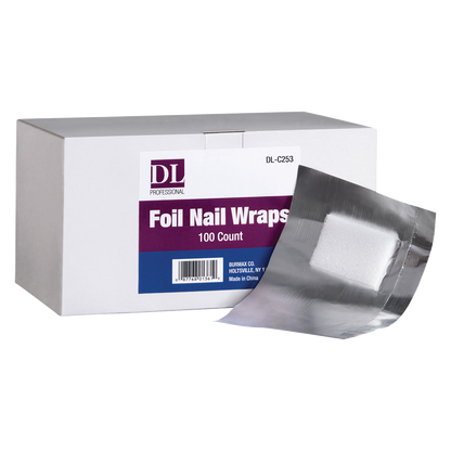 Foil Nail Wraps - 100pc  Box