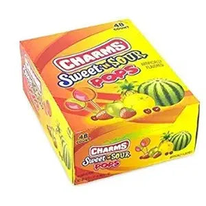 Charms Sweet Sour Pops 48 Ct