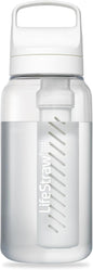 Lifestraw Go Series – Bpa-Free Water Filter Bottle for Travel and Everyday Use, Removes Bacteria, Parasites and Microplastics, Improves Taste, 22 Ounce, Nordic Noir