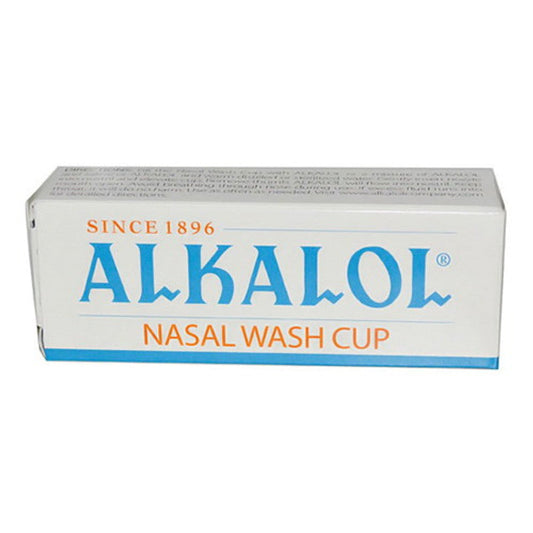 Alkalol Nasal Wash Cup, Original Glass Mucus Solvent Applicator (1 Count)