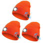 Bluetooth Beanie with Light, Unisex USB Rechargeable 4 LED Fashlight Hat with Cordless Headphones, Unique Christmas Birthday Gifts for Men Husband Teen Warm Beany Knit Balaclava Outdoor Activities Skull Cap Cycling Spider Web Sport Lightweight Sweat