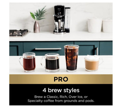 Ninja Dualbrew Pro Hot & Iced Single-Serve & 12-Cup Carafe Coffee System
