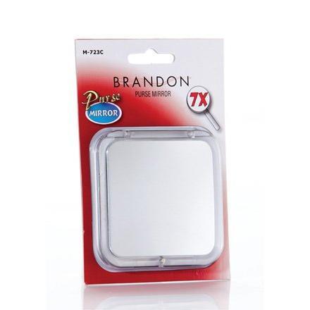Brandon M724C - 10X & Normal Compact Travel Mirror