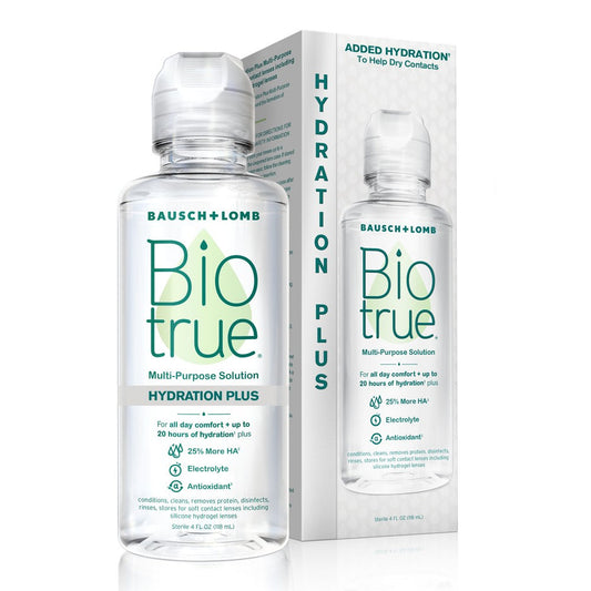 Biotrue Hydration Plus Contact Lens Solution  4 Oz