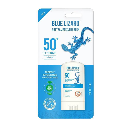 Blue Lizard Sensitive Mineral Sunscreen Stick SPF 50+  .5 Oz