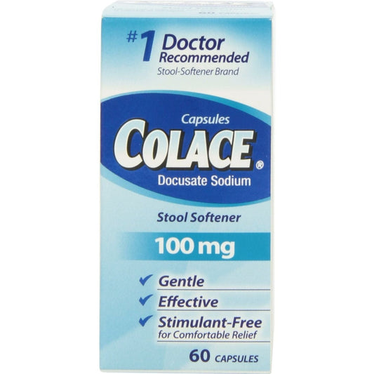 Colace Regular Strength  Stool Softener 60 Capsules
