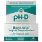 pH-D Feminine Health Boric Acid Vaginal Suppositories 24Ea