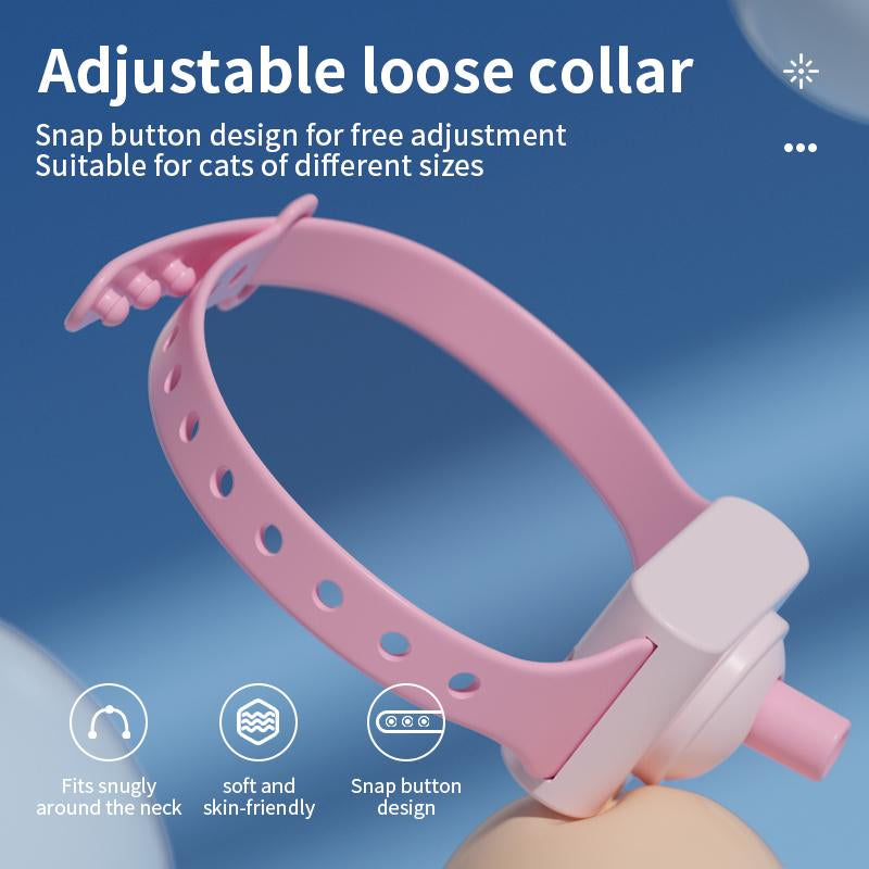 2Pcs Smart Laser Cat Collars for Cats Rechargeable Infrared Interactive Self-Hiking Artifacts Automatic Cat Laser Collar Toys with LED Lights, Smart Cat Laser Collars for Kittens, Interactive Toys for Indoor Cats Christmas Gift