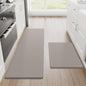 Kitchen Mats, 2PCS Kitchen Rugs, Cushioned anti Fatigue Kitchen Mats for Floor, Non-Slip Standing Desk Mat, Waterproof Kitchen Rug Set for Kitchen,20" X 32"+20" X 94.5"-Full 1Inch Thick,Black