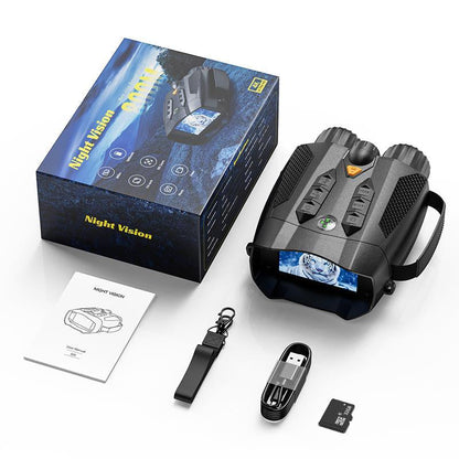 Nitehawk 4K Night Vision Binoculars - 10X Zoom, Rechargeable, 32GB SD Card Included - Perfect Cool Tech Gadgets for Camping and Boating - Ideal Gifts for Men, Dads, and Husbands!