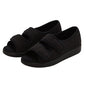 Silverts Womens Easy Closure Sandal For Indoors & Outdoors Black
